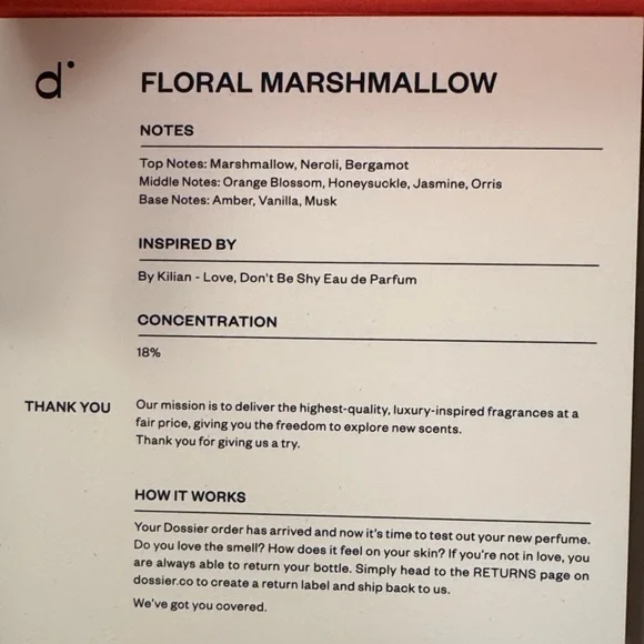 Dossier Floral Marshmallow - Picture 3 of 5
